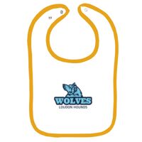 Infant Contrast Trim Terry Bib Thumbnail