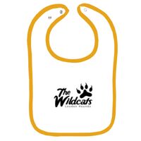 Infant Contrast Trim Terry Bib Thumbnail