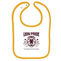 Infant Contrast Trim Terry Bib Thumbnail