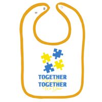 Infant Contrast Trim Terry Bib Thumbnail