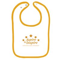 Infant Contrast Trim Terry Bib Thumbnail