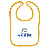 Infant Contrast Trim Terry Bib Thumbnail