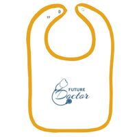 Infant Contrast Trim Terry Bib Thumbnail