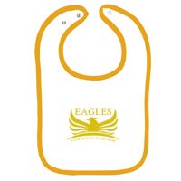 Infant Contrast Trim Terry Bib Thumbnail