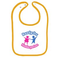 Infant Contrast Trim Terry Bib Thumbnail