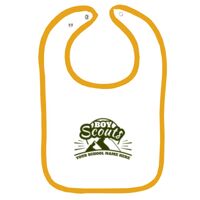 Infant Contrast Trim Terry Bib Thumbnail