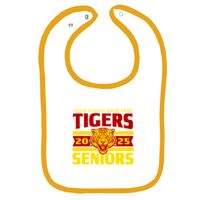 Infant Contrast Trim Terry Bib Thumbnail