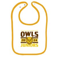 Infant Contrast Trim Terry Bib Thumbnail