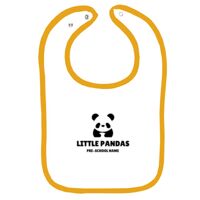 Infant Contrast Trim Terry Bib Thumbnail