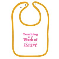 Infant Contrast Trim Terry Bib Thumbnail