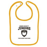 Infant Contrast Trim Terry Bib Thumbnail