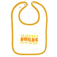 Infant Contrast Trim Terry Bib Thumbnail