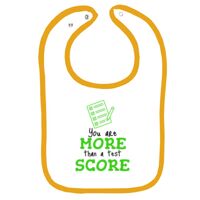 Infant Contrast Trim Terry Bib Thumbnail