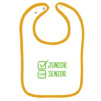 Infant Contrast Trim Terry Bib Thumbnail