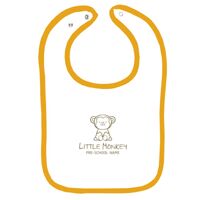Infant Contrast Trim Terry Bib Thumbnail