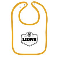 Infant Contrast Trim Terry Bib Thumbnail