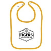 Infant Contrast Trim Terry Bib Thumbnail