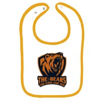 Infant Contrast Trim Terry Bib Thumbnail