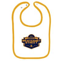 Infant Contrast Trim Terry Bib Thumbnail