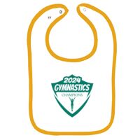 Infant Contrast Trim Terry Bib Thumbnail