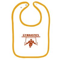 Infant Contrast Trim Terry Bib Thumbnail