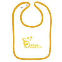 Infant Contrast Trim Terry Bib Thumbnail