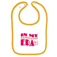 Infant Contrast Trim Terry Bib Thumbnail