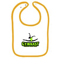 Infant Contrast Trim Terry Bib Thumbnail