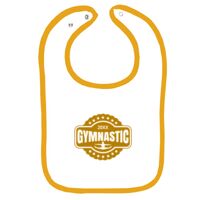 Infant Contrast Trim Terry Bib Thumbnail