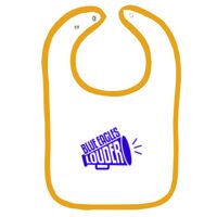 Infant Contrast Trim Terry Bib Thumbnail