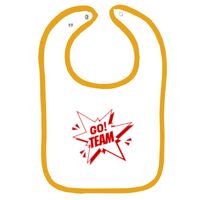 Infant Contrast Trim Terry Bib Thumbnail