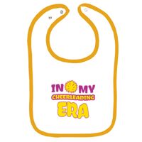 Infant Contrast Trim Terry Bib Thumbnail