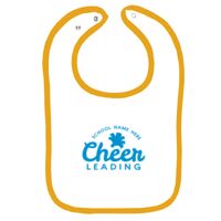 Infant Contrast Trim Terry Bib Thumbnail