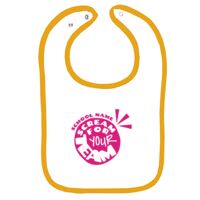 Infant Contrast Trim Terry Bib Thumbnail