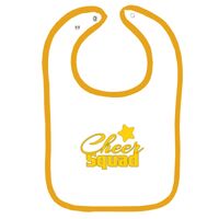 Infant Contrast Trim Terry Bib Thumbnail