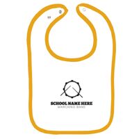 Infant Contrast Trim Terry Bib Thumbnail