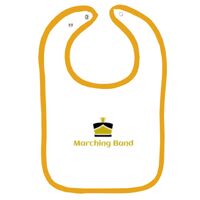 Infant Contrast Trim Terry Bib Thumbnail