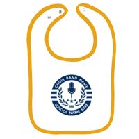 Infant Contrast Trim Terry Bib Thumbnail