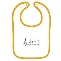 Infant Contrast Trim Terry Bib Thumbnail