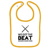 Infant Contrast Trim Terry Bib Thumbnail