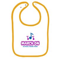 Infant Contrast Trim Terry Bib Thumbnail