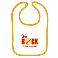 Infant Contrast Trim Terry Bib Thumbnail