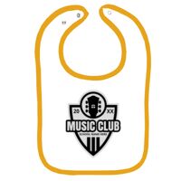 Infant Contrast Trim Terry Bib Thumbnail