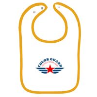 Infant Contrast Trim Terry Bib Thumbnail