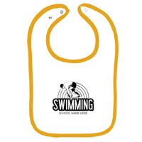 Infant Contrast Trim Terry Bib Thumbnail