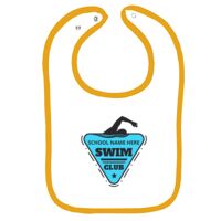 Infant Contrast Trim Terry Bib Thumbnail