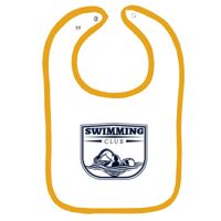 Infant Contrast Trim Terry Bib Thumbnail