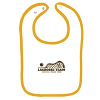 Infant Contrast Trim Terry Bib Thumbnail