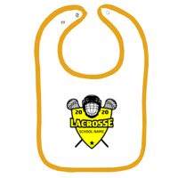 Infant Contrast Trim Terry Bib Thumbnail