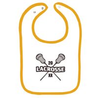 Infant Contrast Trim Terry Bib Thumbnail